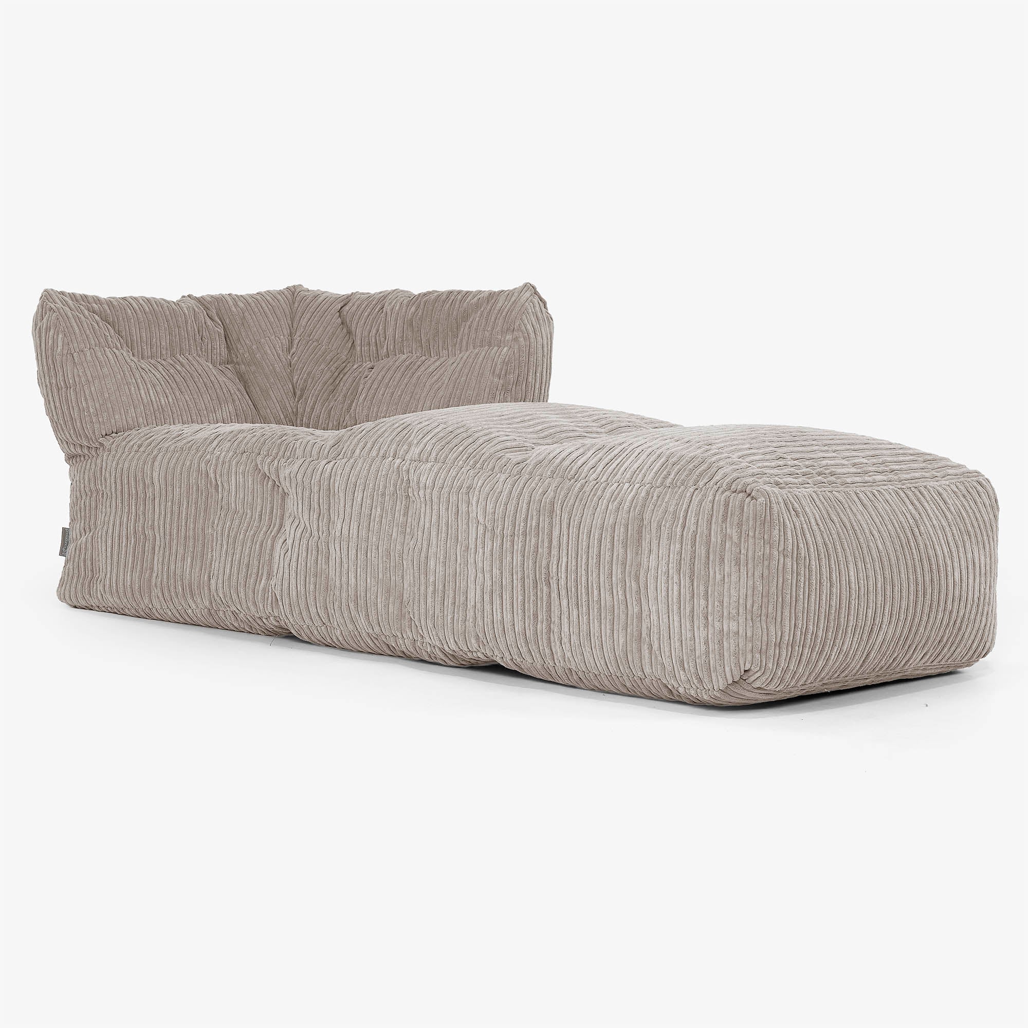 Modulares Sofa Sitzsack, Rechte Chaiselongue – Hochwertiger Sitzsack