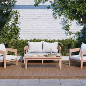 Alternative view of Santorini Teak Sofa Set